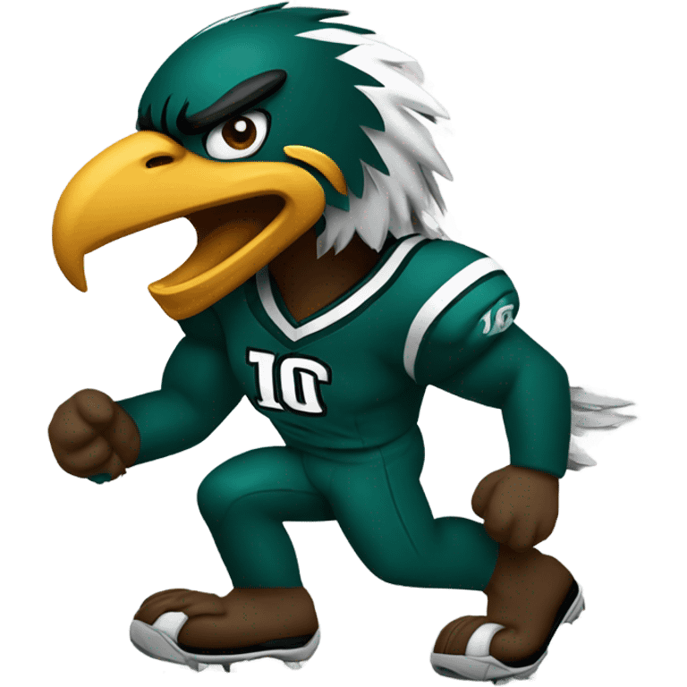 Eagles dragging k.c wolf emoji