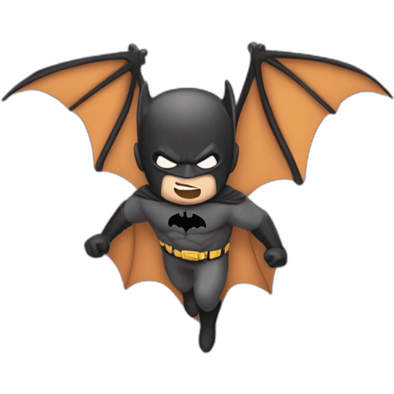 bat man fly super plumb emoji