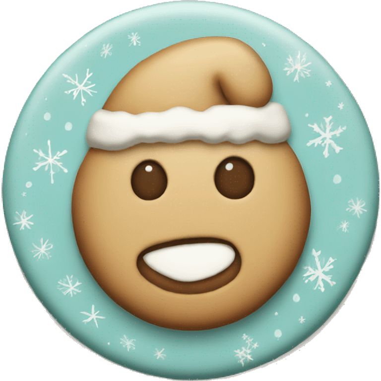 christmas cookie emoji