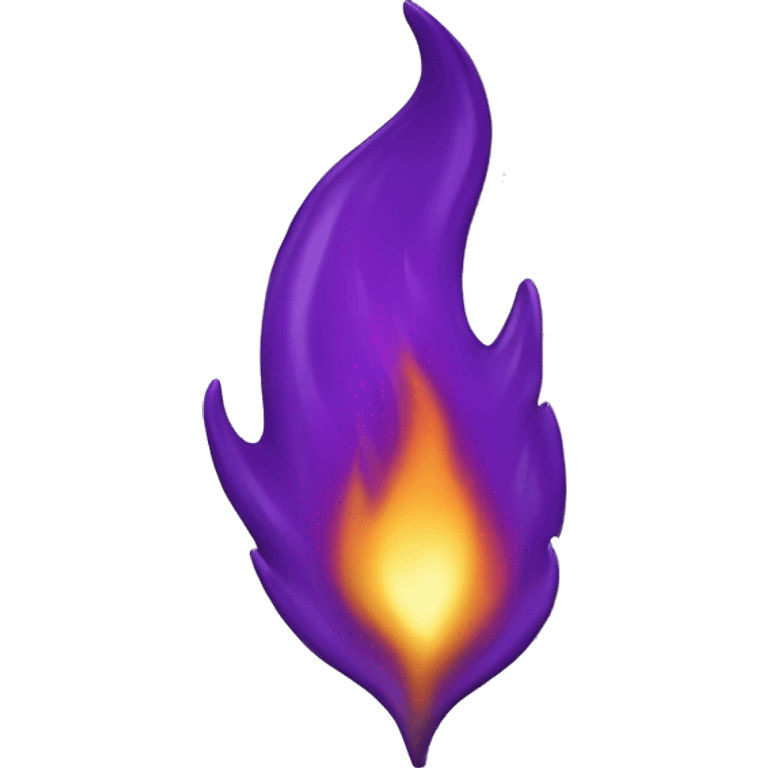 Purple flame emoji