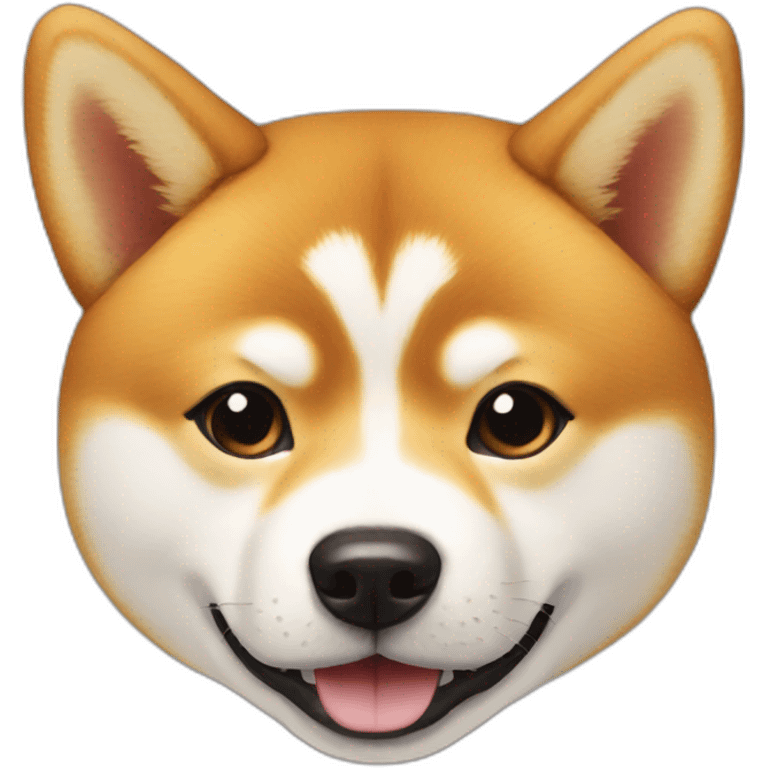 shiba-up-side-down emoji