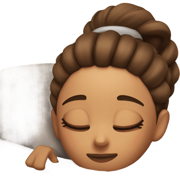 Ariana Grande sleeping emoji