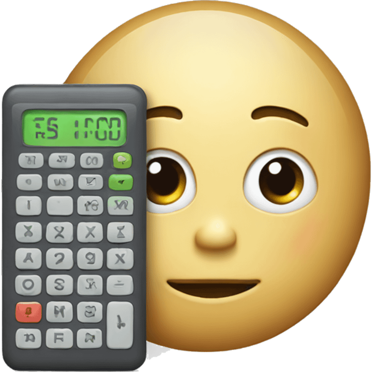 learning fast with calculator emoji