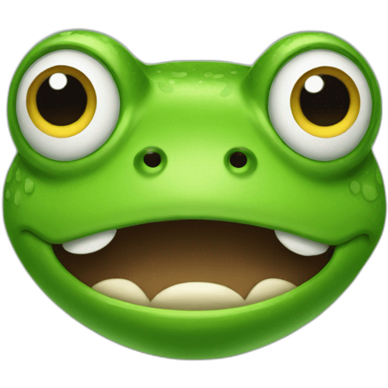 Angry frog emoji