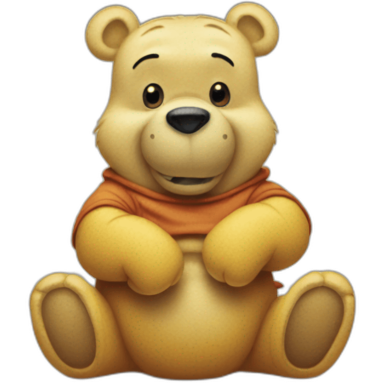 spooky winnie the pooh emoji