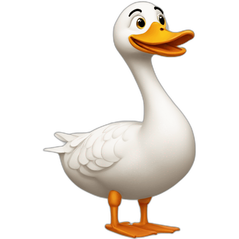 a silly goose emoji