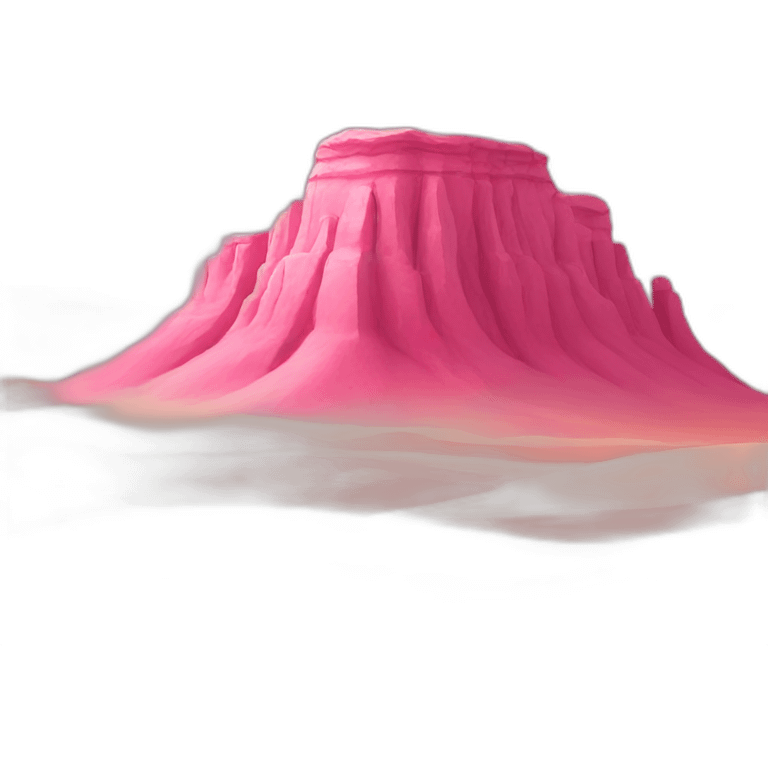 Pink desert emoji