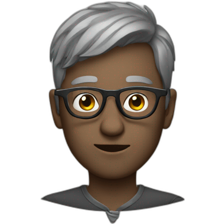 Atharva with glasses emoji