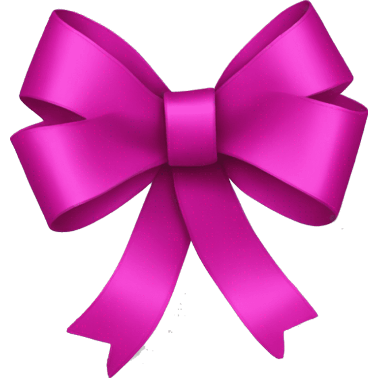 Ribbon in fuchsia  emoji