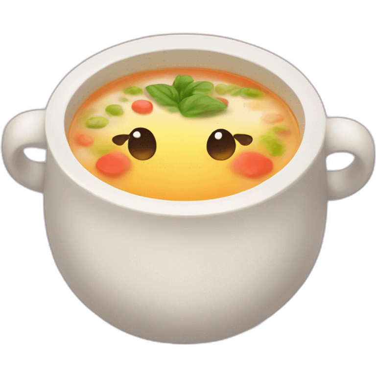 kawaii soup emoji