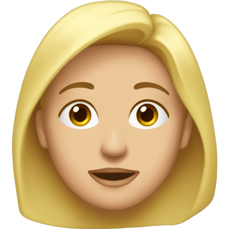 Луна горящая однотонная emoji