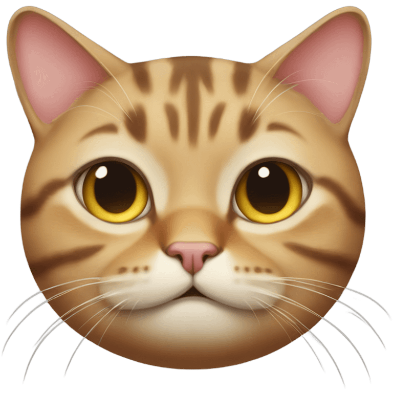 fat tabby cat emoji