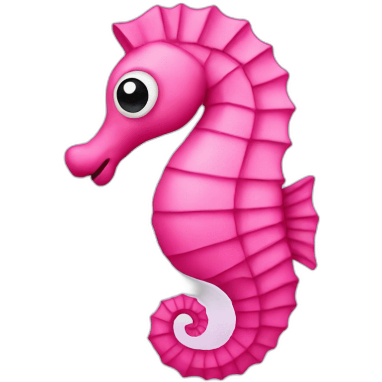 pink seahorse emoji