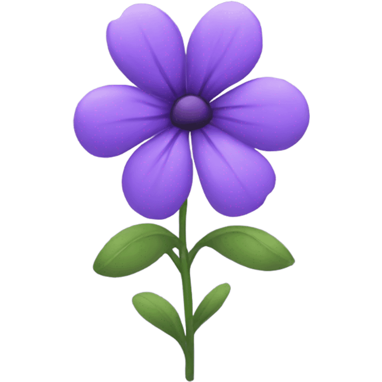 A purple flower emoji