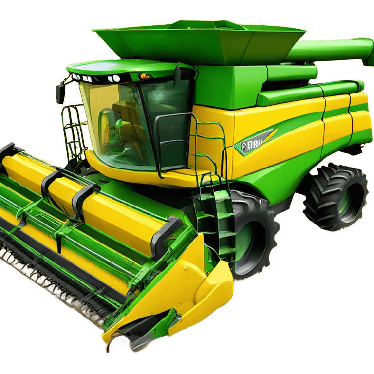 combine harvester USA emoji