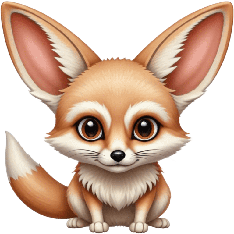 fennec avec des gros yeux emoji