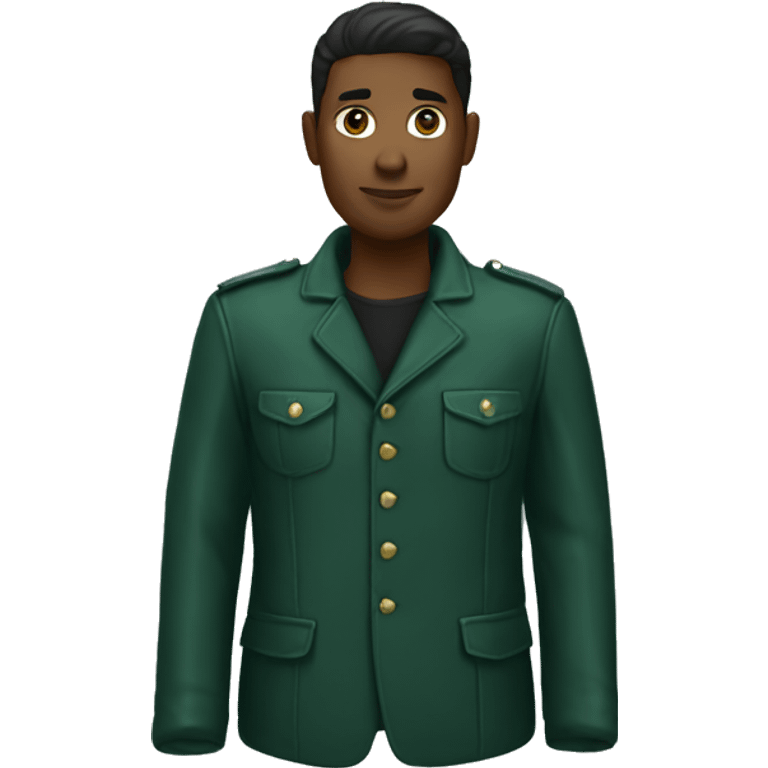 dark green equestrian jacket emoji