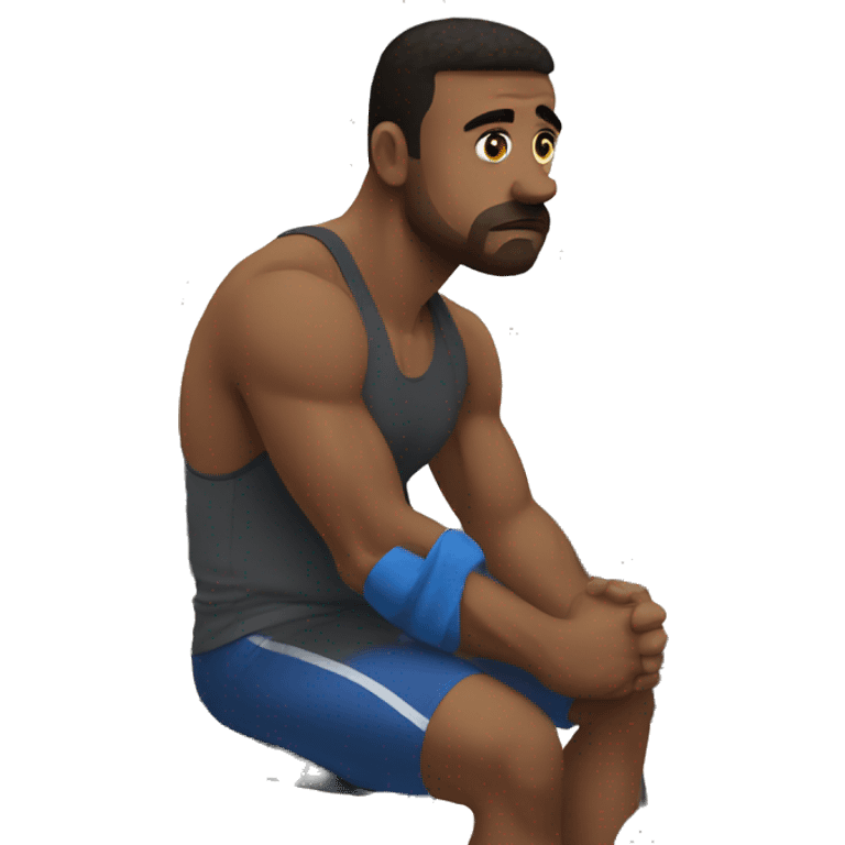 sad gym bro emoji