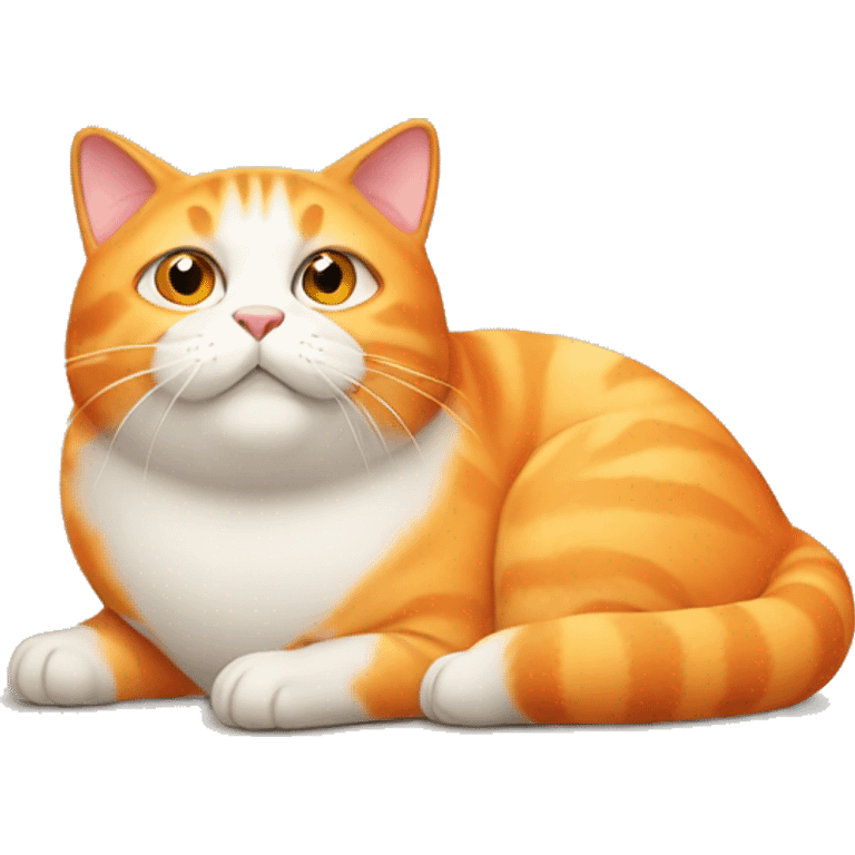 orange fat cat emoji