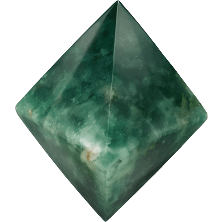 Moss agate octahedron emoji