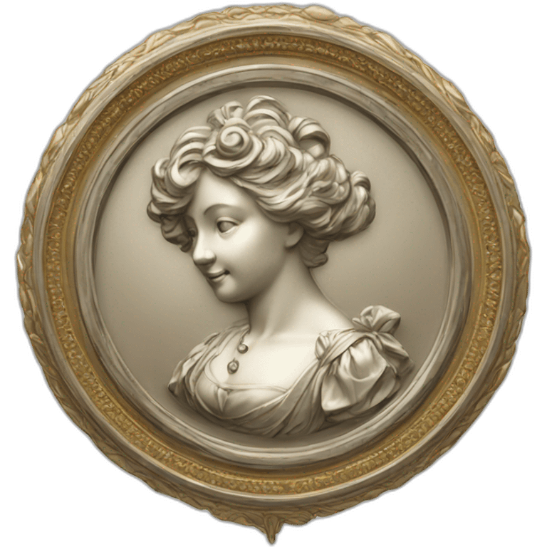 Victorian era medallion emoji