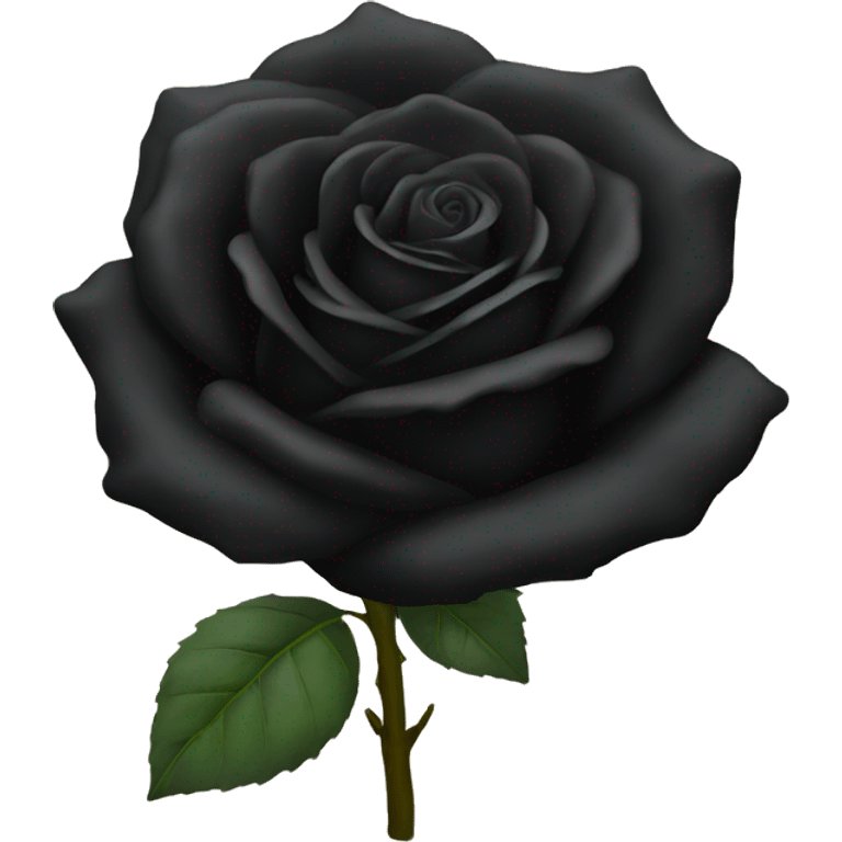 Black rose emoji