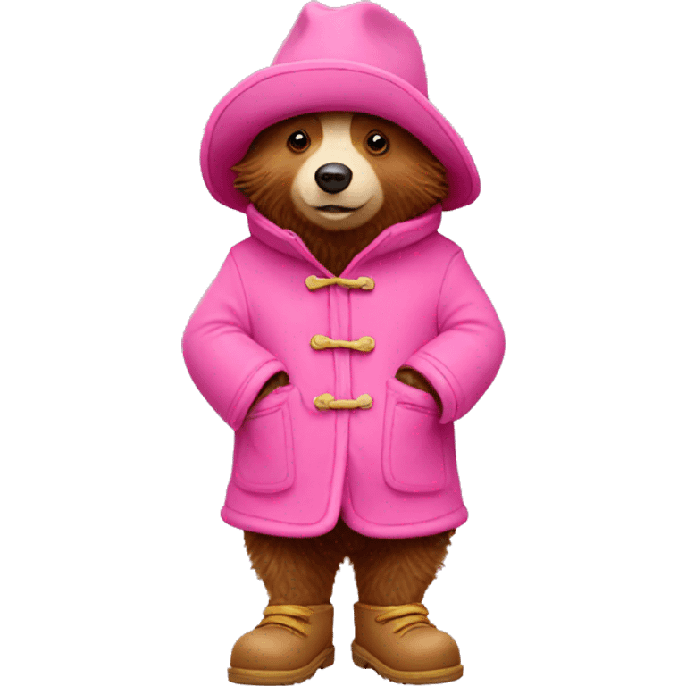 Paddington wearing pink uggs emoji