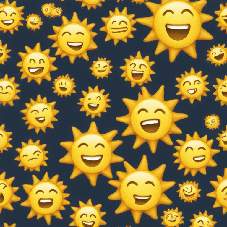 smiling sun emoji