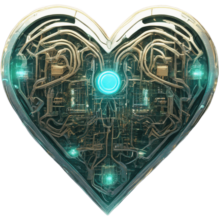 Sci-fi space heart  emoji