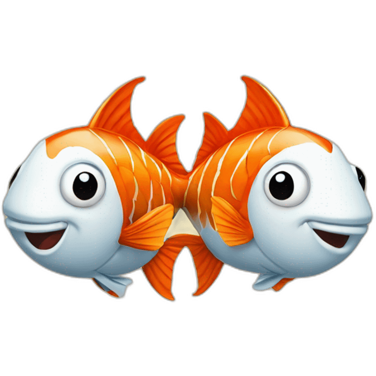 Carotte et poisson emoji