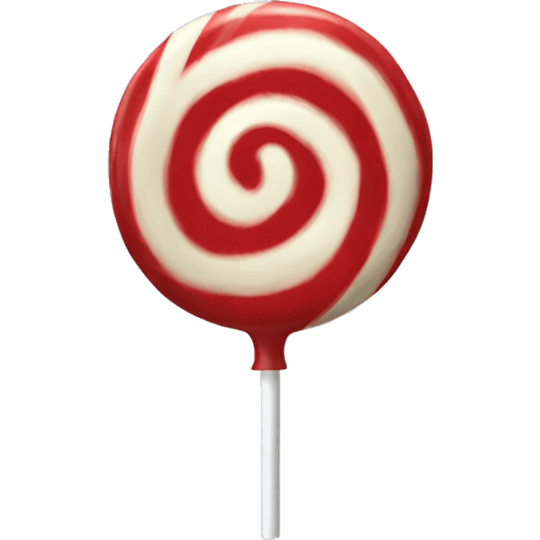 Christmas lollipop emoji