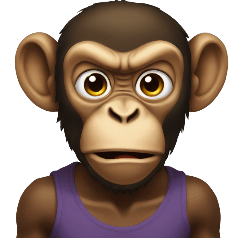 mad monkey emoji