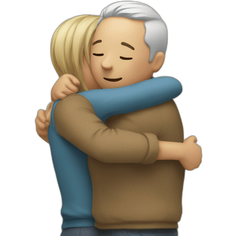 Hug friend emoji