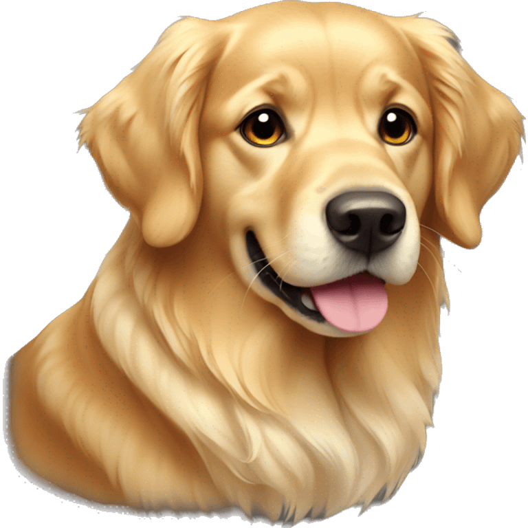 bow golden retriever emoji