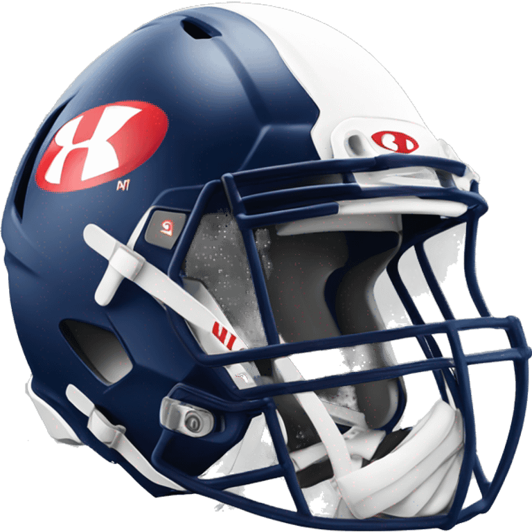 Under armour logo on football helmet emoji