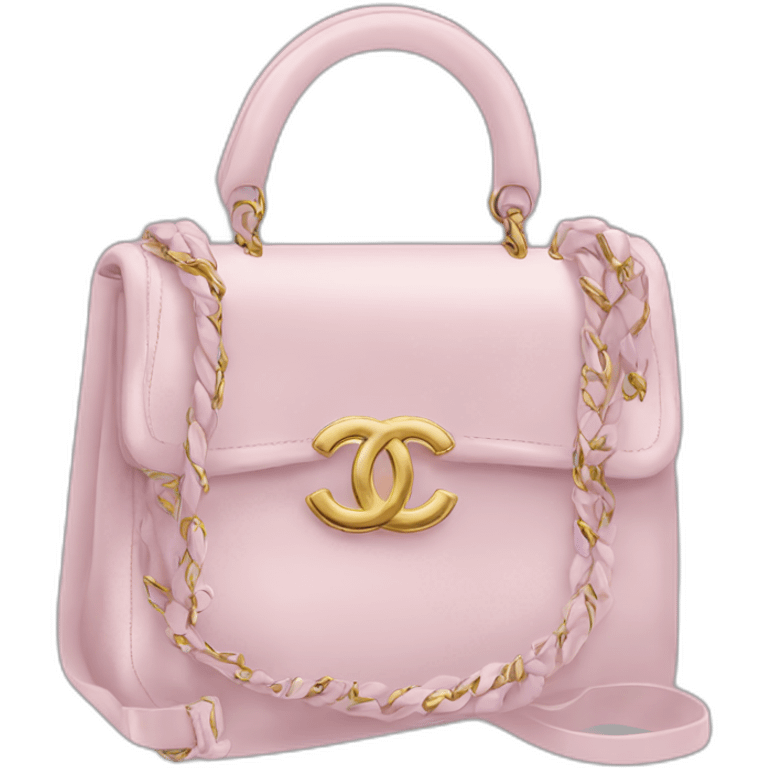 Ariana grande-Chanel-hangbag emoji