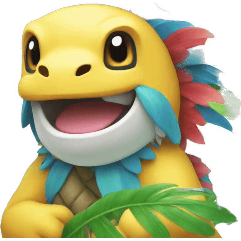 Colorful tropical Pokémon  emoji