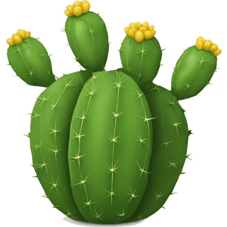 single round Nopal without pot emoji