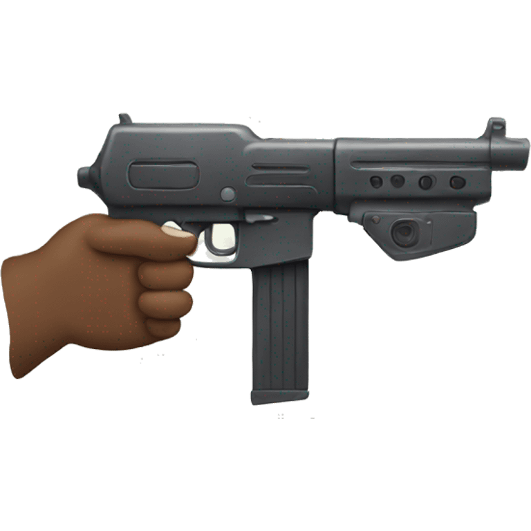 weapon holding phone emoji