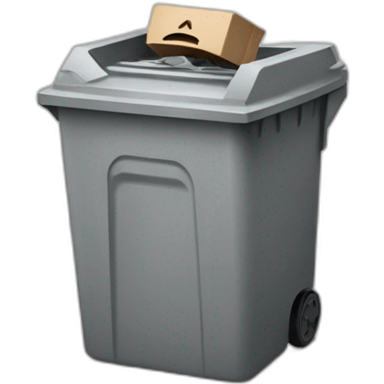 throwing Wi-Fi router in garbage bin emoji