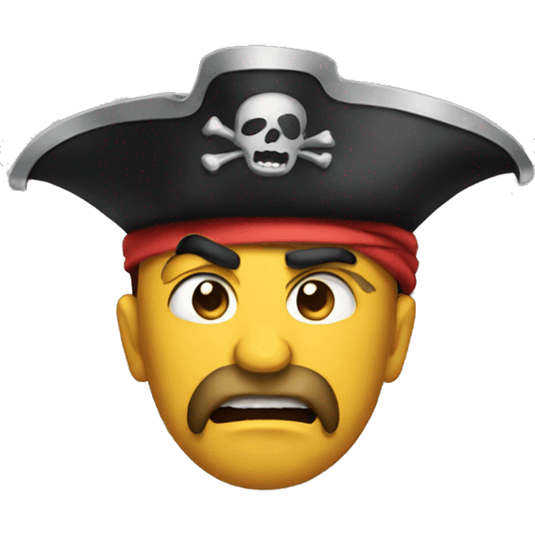 angry pirate emoji