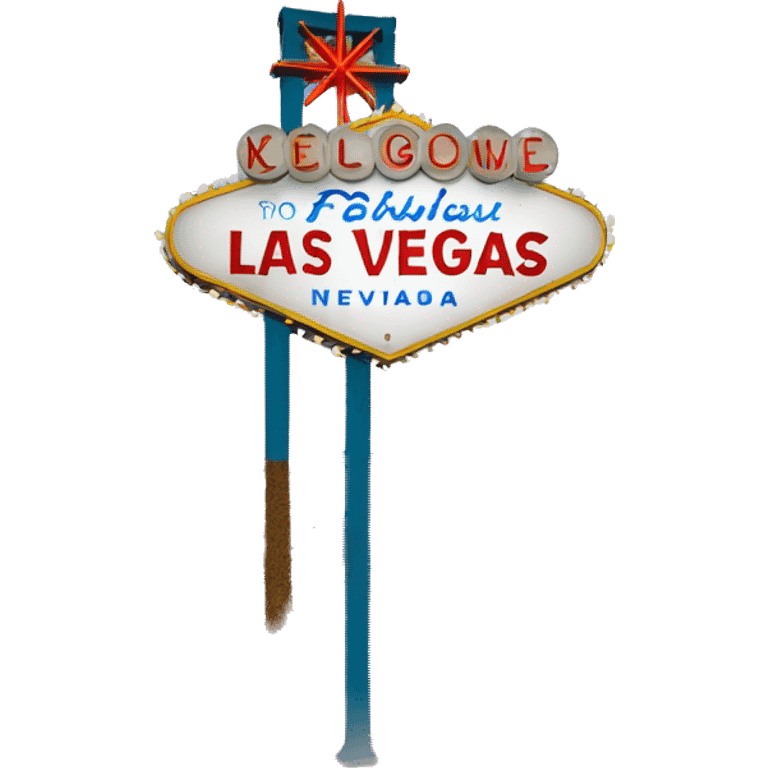 Las Vegas sign emoji