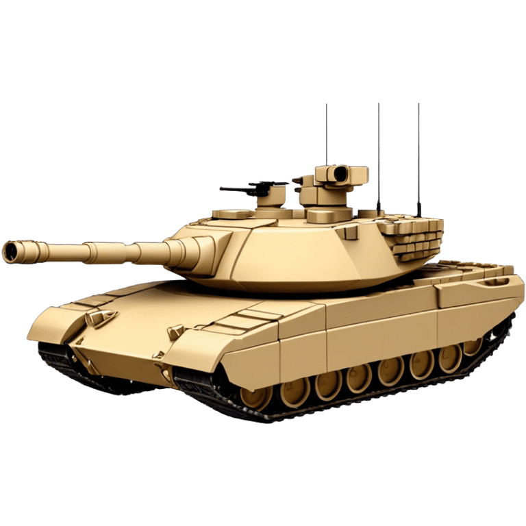 M1 Abrams Tank (sand colour) emoji