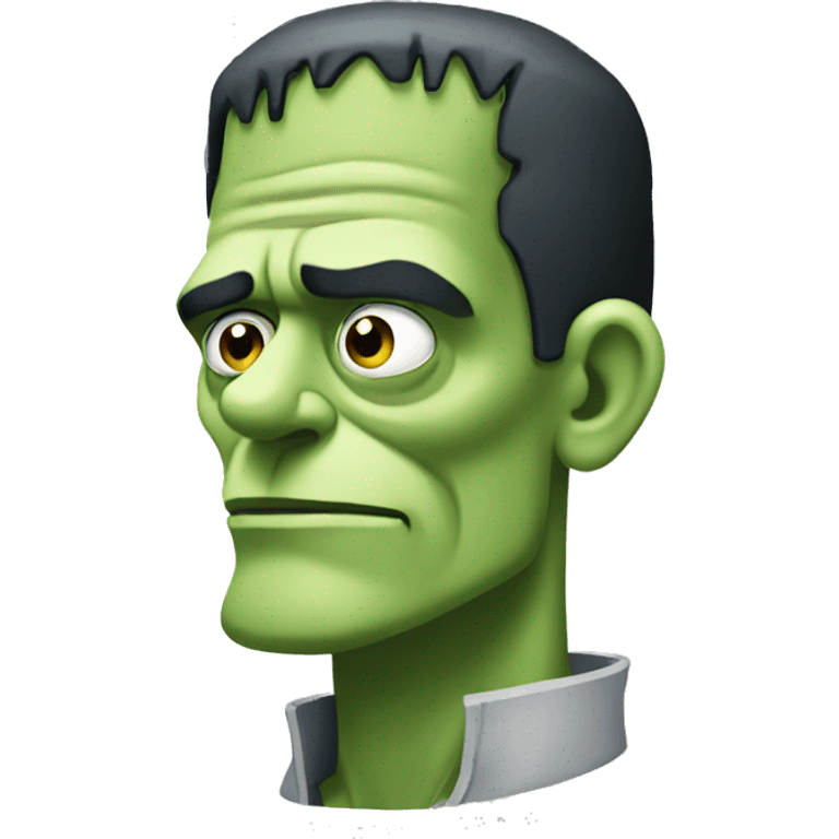 Thoughtful Frankenstein emoji