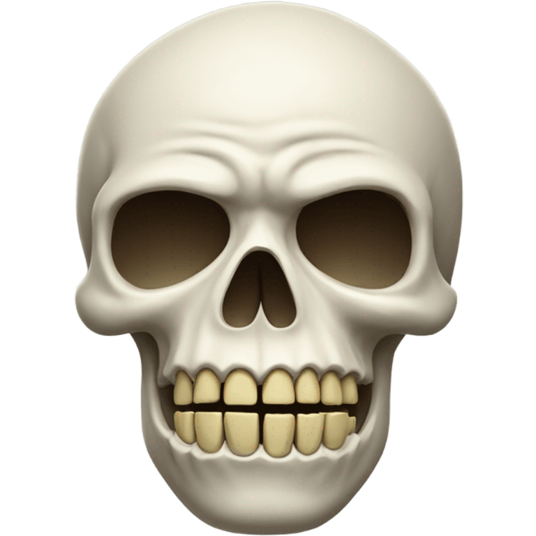 skull with open mouth emoji