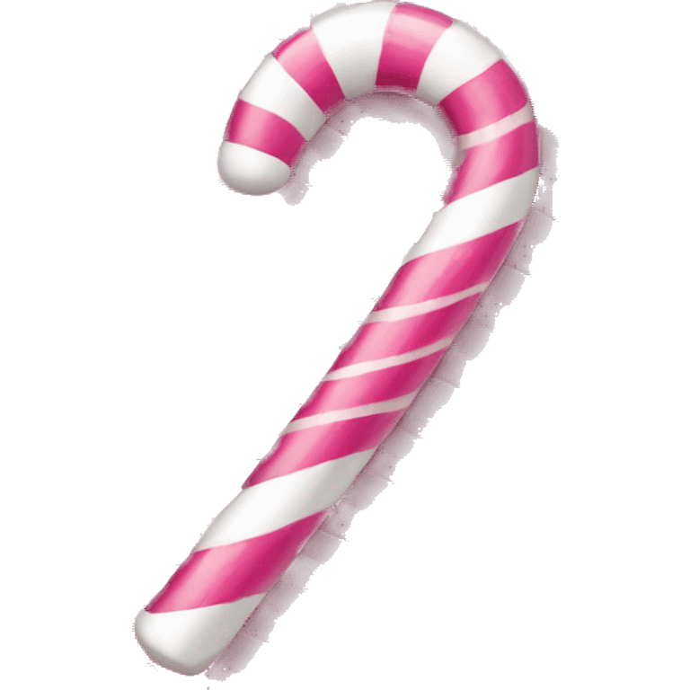 pink and white candy cane emoji