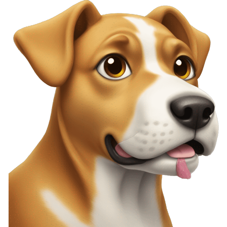 Dog spreaing deo emoji