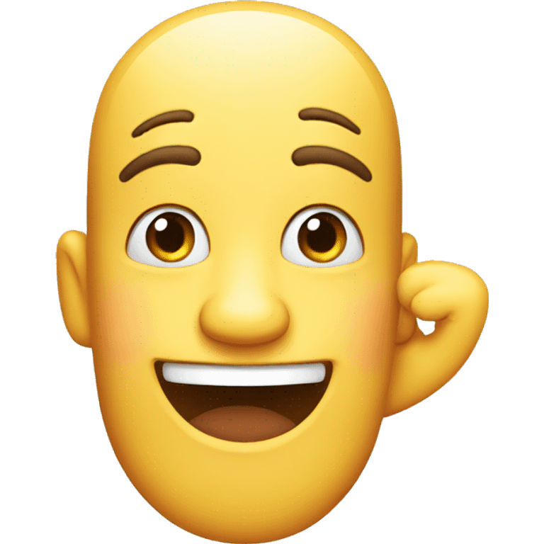 Face clever thumb up emoji