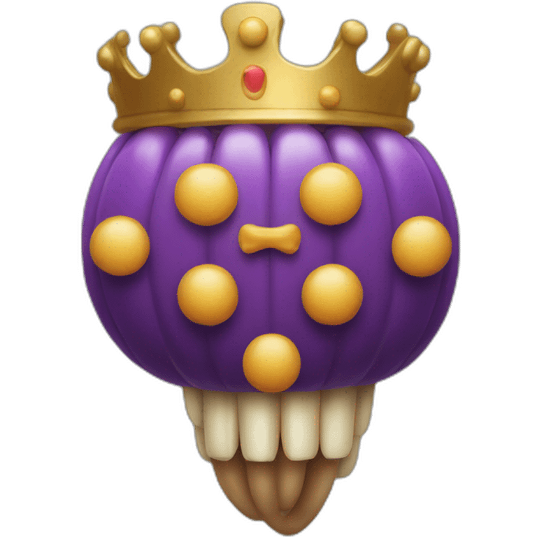 gizzard organ with A CROWN emoji