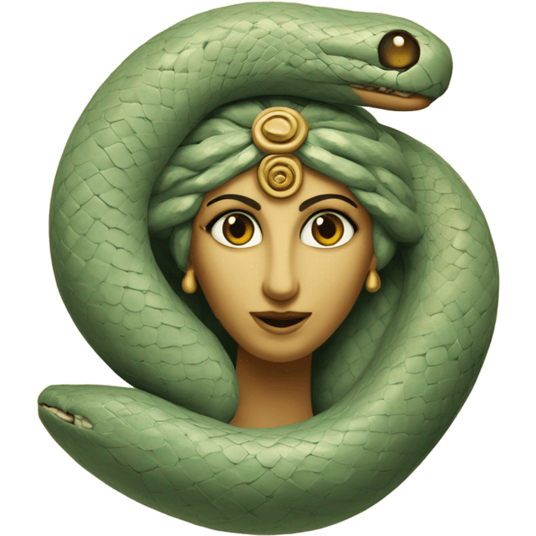 Snake goddess minoan crete emoji